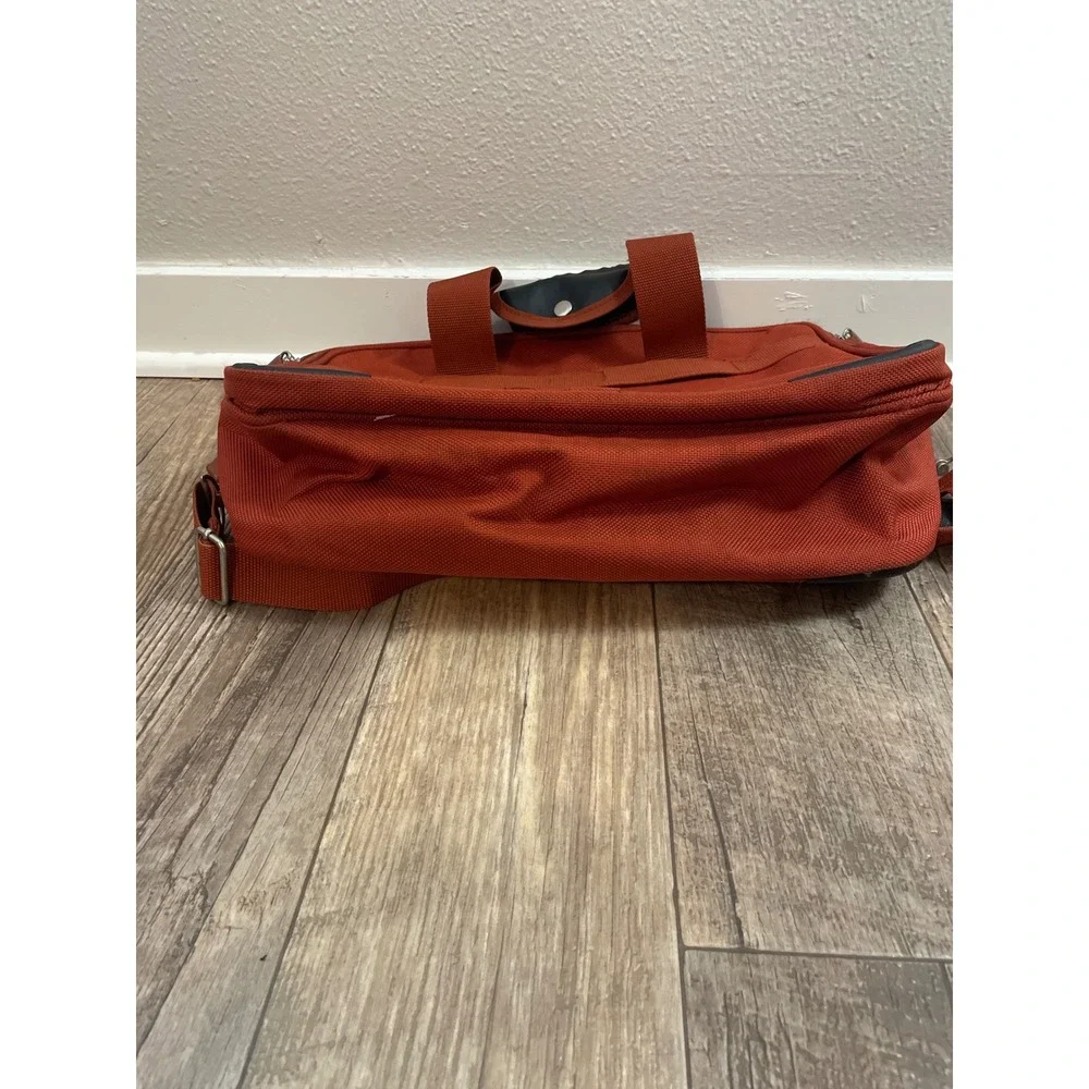 Ricardo Beverly Hills Orange Travel Bag Briefcase Carry‎ On Luggage